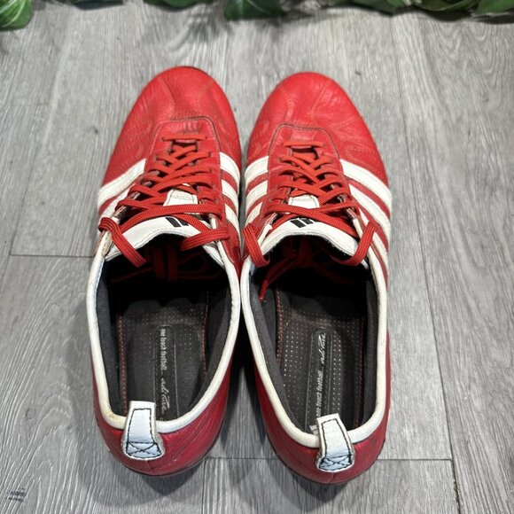 Adidas Size 10 adiPURE IV TRX SG Soccer Cleats Football Red Leather Shoes